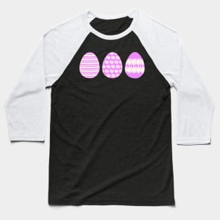 Eggspert Easter Eggs - Decorated Eggs in Pink Baseball T-Shirt